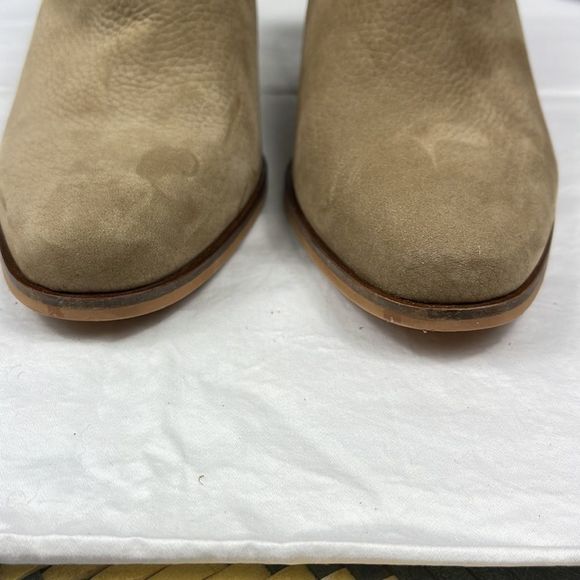 Lucky Brand Vennia Dune Ankle Booties Boots Chunky Cowboy Heel Size 10 - Picture 4 of 14
